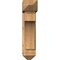 Ekena Millwork Westlake Arts and Crafts Smooth Bracket w/ Offset Brace, Western Red Cedar, 7 1/2"W x 24"D x 32"H BKT0806X24X32WTL03SWR - alternate 2